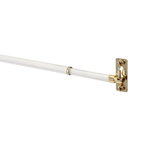 Kenney Mfg Kenney White Curtain Rod 11 in. L X 19 in. L KN639/1